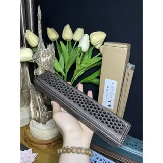 Premium Ceramic Incense Burner Box – Stickless Agarwood Incense Holder (24 cm Rectangular Design)